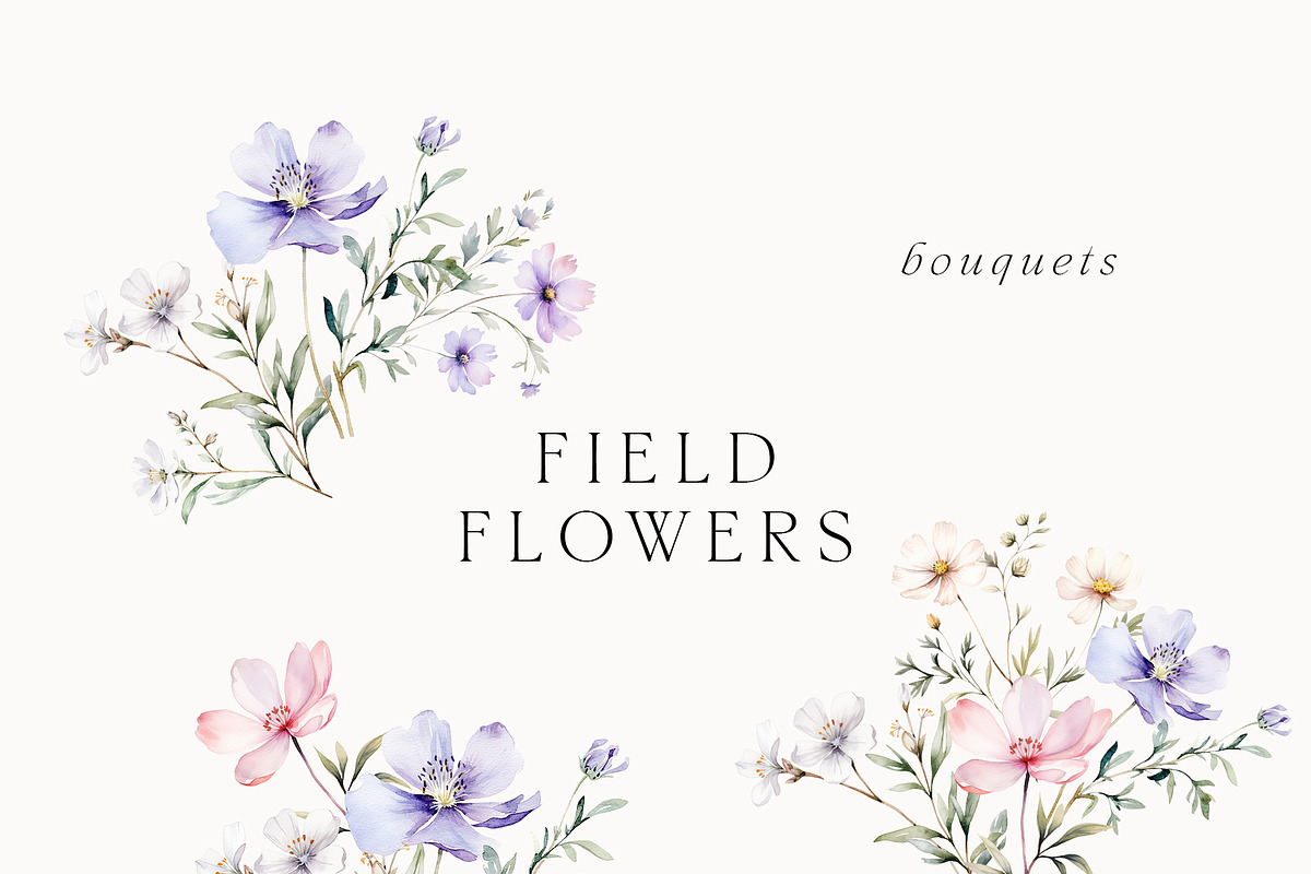 Watercolor Floral Bundle (45 in 1), a Decorative Illustration by Lana Elanor (Photo 17 of 180)