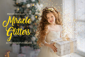 Miracle Glitters Photoshop Overlays