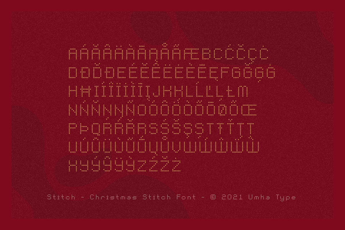 Stitch Pixel Game Font, a Script Font by alpercakici (Photo 8 of 9)