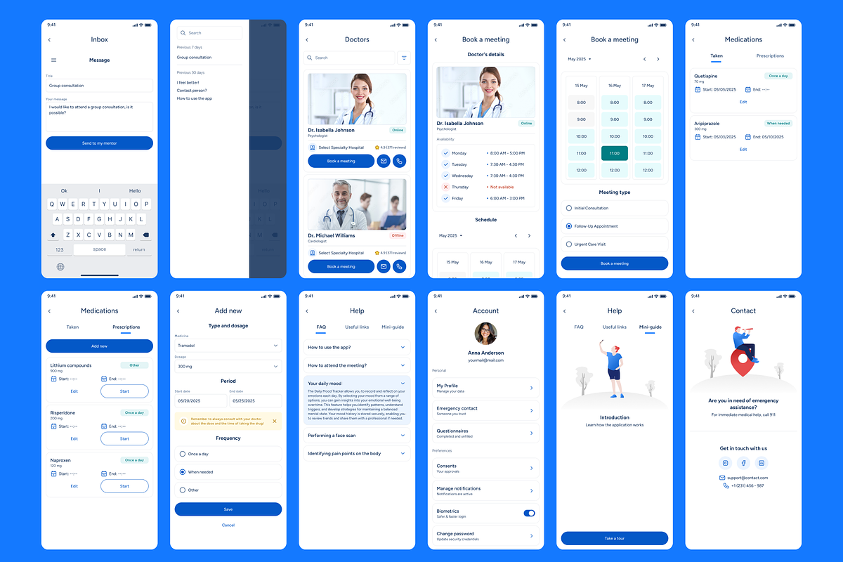 MediCo - Medical UI Kit, an UI Kit Template by Ecolor Studio (Photo 7 of 7)