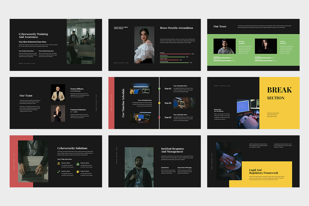 Goara : Cyber Security Google Slides, a Presentation Template by Punkl Camp (Photo 7 of 9)