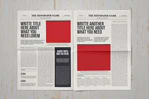 Classic A3 Newspaper Template