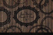 Black Round Lace Frames, an Illustration by Amanda Ilkov (Thumbnail 5 of 5)