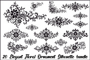 Elegant Floral Ornament Set, an Illustration by BIPLOB EXPERT (Thumbnail 1 of 21)