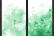 Green Ombre Watercolor Backgrounds, a Texture Graphic by M. by mprintly (Thumbnail 3 of 6)