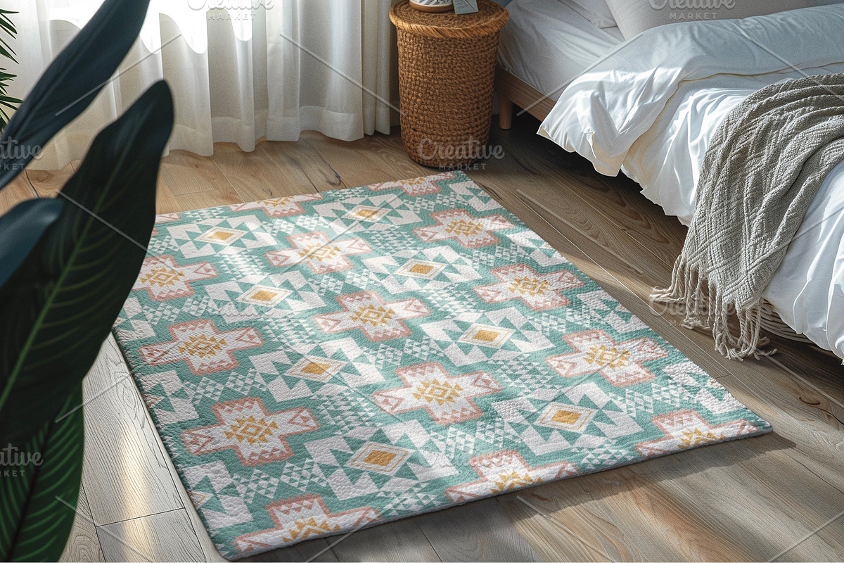 Pastel Southwestern Tribal Pattern, a Pattern Graphic by PPEthnicDecorPattern (Photo 10 of 10)