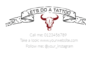 Tattoo Master's Business Card