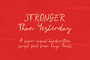 Handwritten Pencil Script Font, a Handwritten Font by Kaya Fonts (Thumbnail 41 of 41)