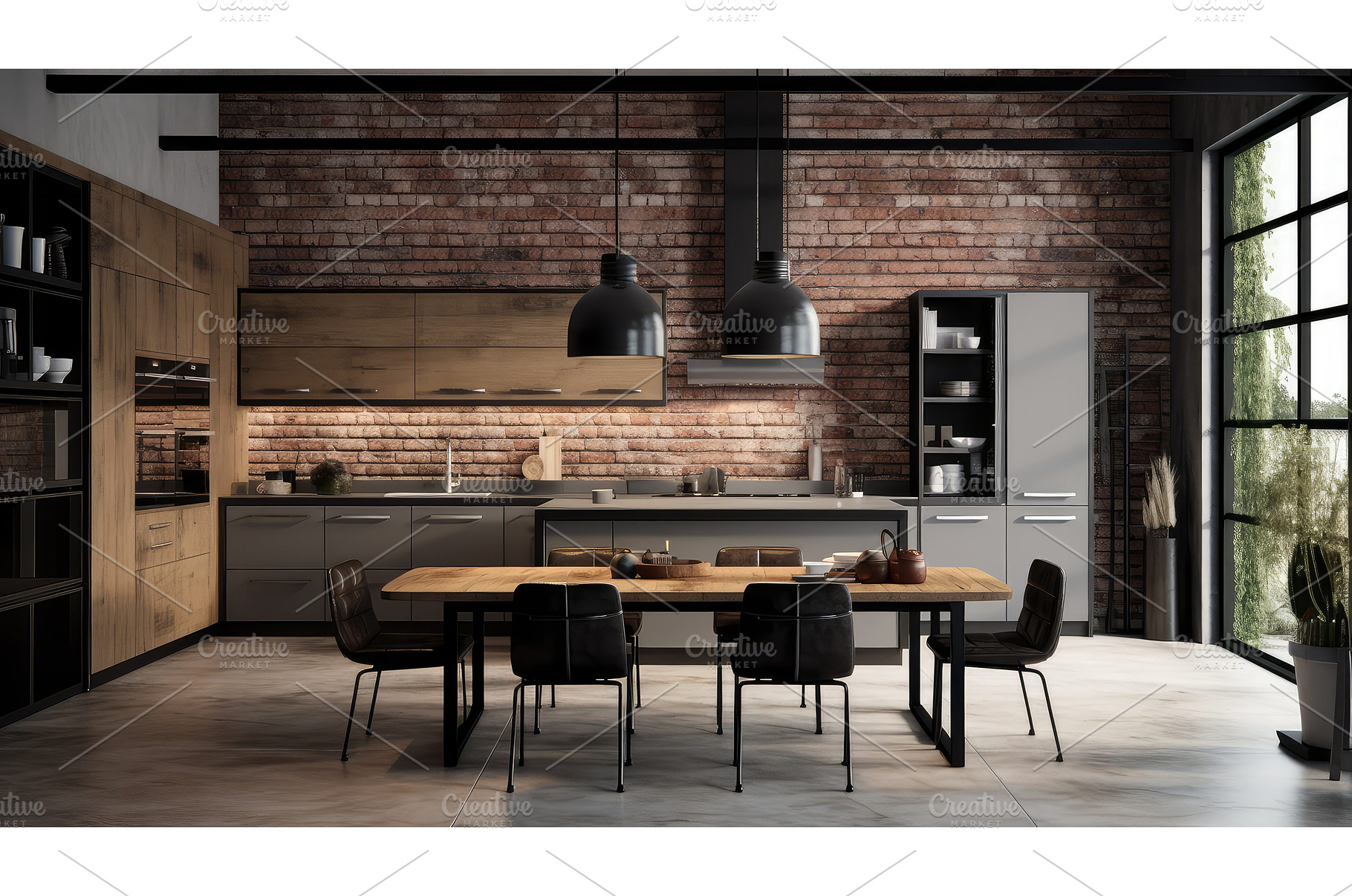 functional modern kitchen background, a Background Photo by pikepicture