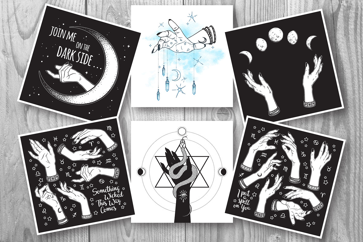 Witch Hands, a Decorative Illustration by Croisy (Photo 5 of 7)