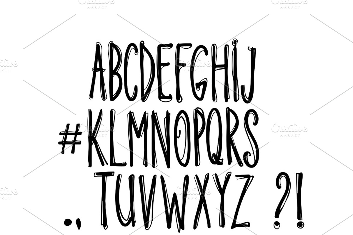 Black Mess - Brutal Creative Font, a Script Font by AntonyChernianu (Photo 2 of 6)