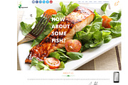 Restaurant Psd Web Template, a Landing Page Template by nihattasarim.com (Thumbnail 1 of 7)