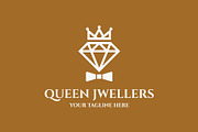 Queen Jewelers Diamond Logo, a Branding & Logo Template by Creattlle (Thumbnail 3 of 3)
