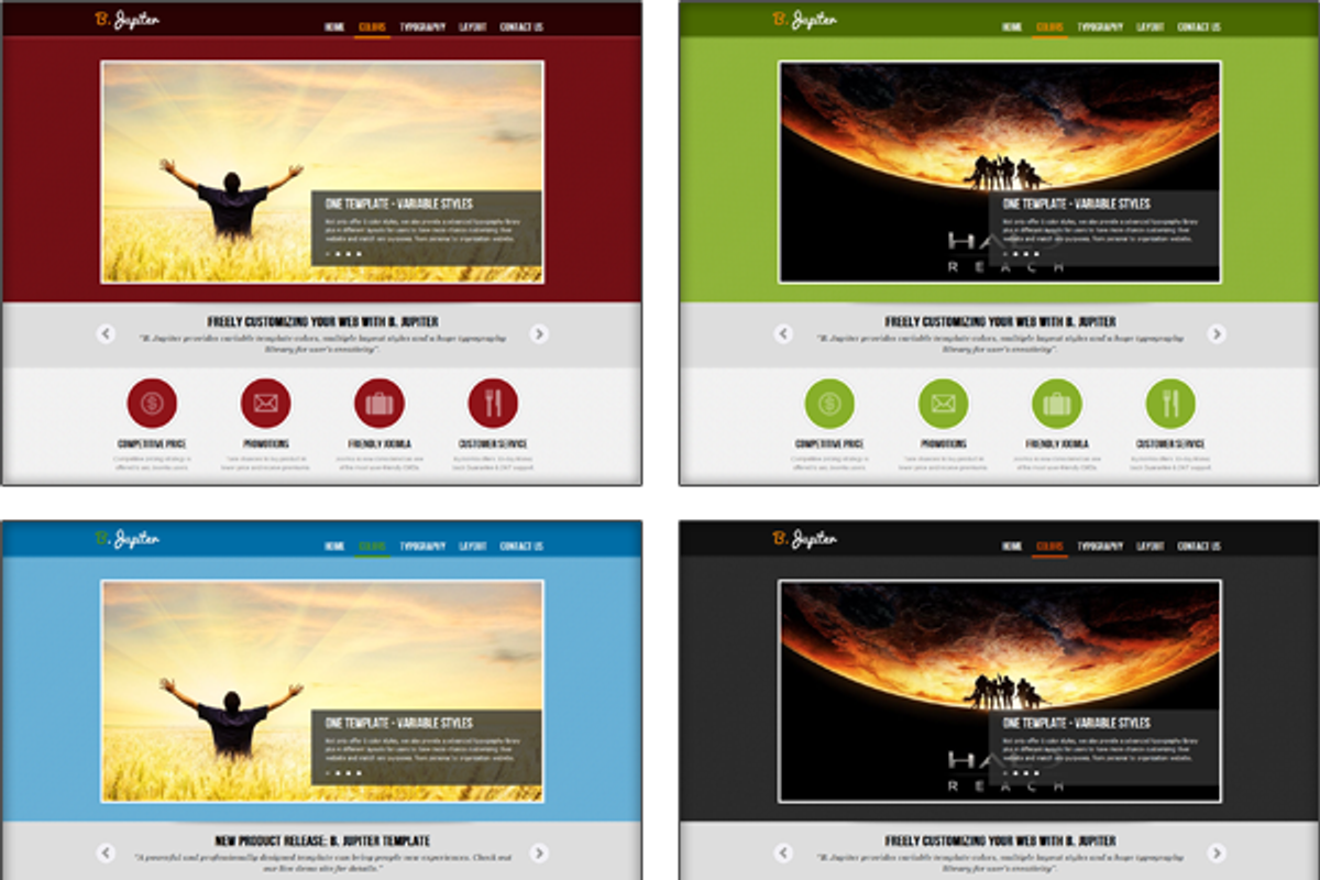 BJ Jupiter Free Templates, a Websites & App Template by Digipieces (Photo 4 of 4)