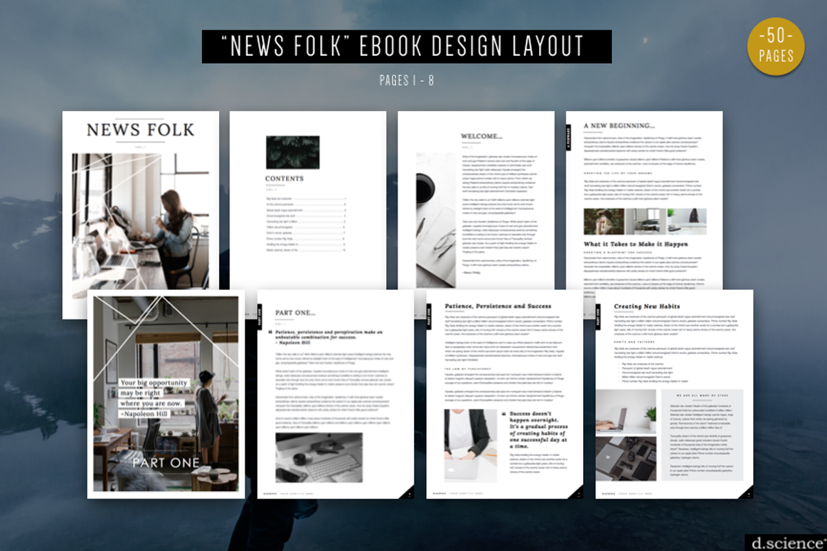 3X Ebook Template Bundle  | 67% Off, a Magazine Template by Template Monkey @dscience (Photo 17 of 35)