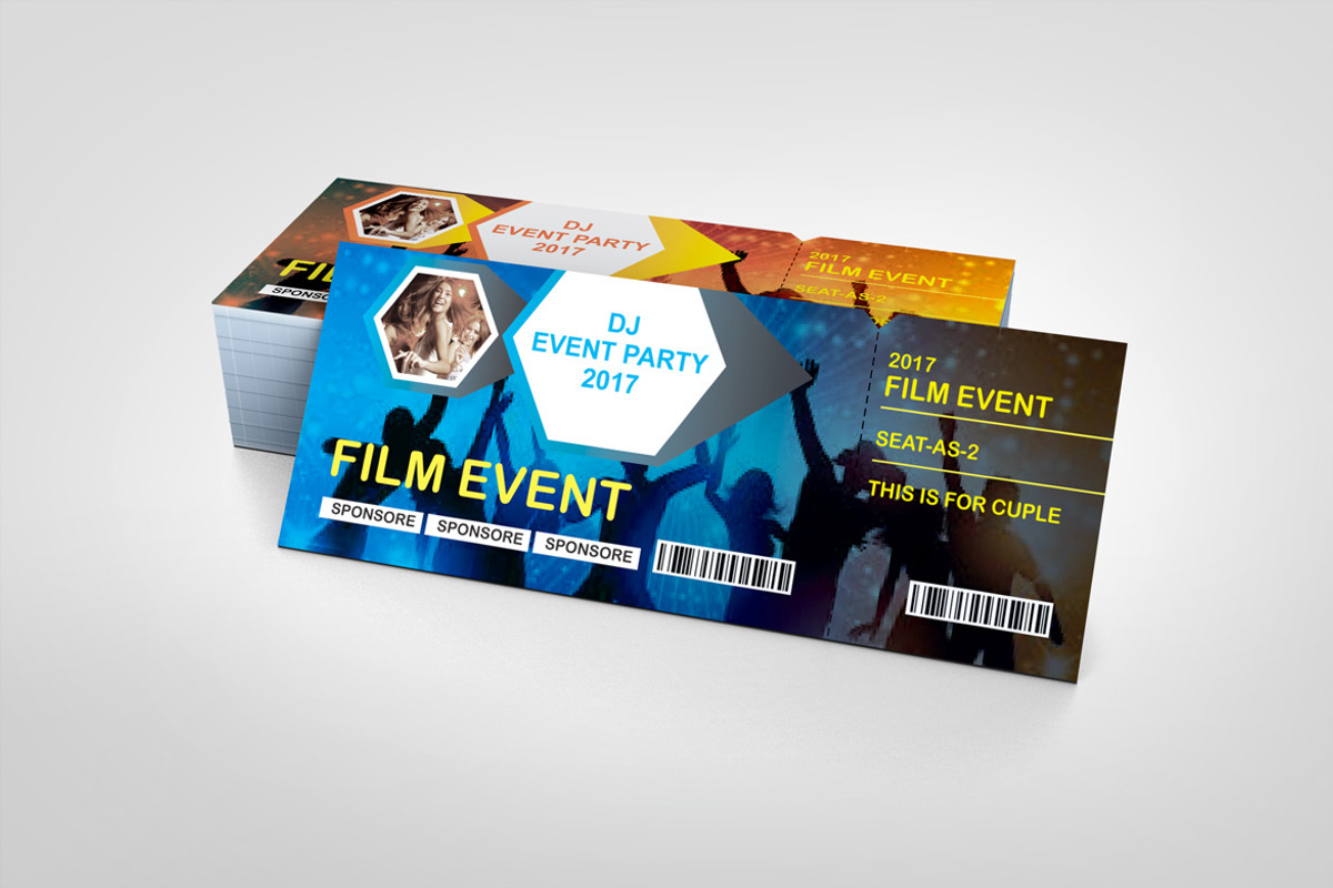 Corporate Event Ticket Design, a Card Template by BrandlyTemplate (Photo 2 of 3)