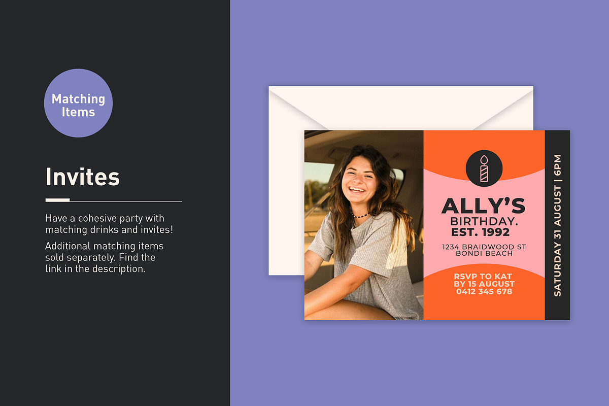 Ally Bottle Label Template, a Stationery Template by Mountain Folk Creative (Photo 5 of 5)