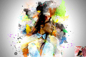 Fantasy Watercolor Photoshop Action