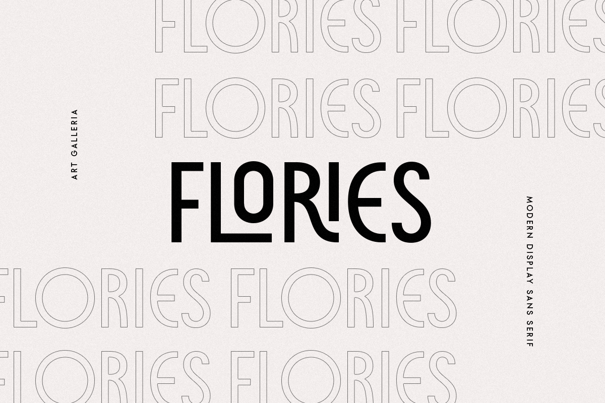 Art Galleria - Modern Display Font, a Sans Serif Font by Sensatype (Photo 4 of 12)