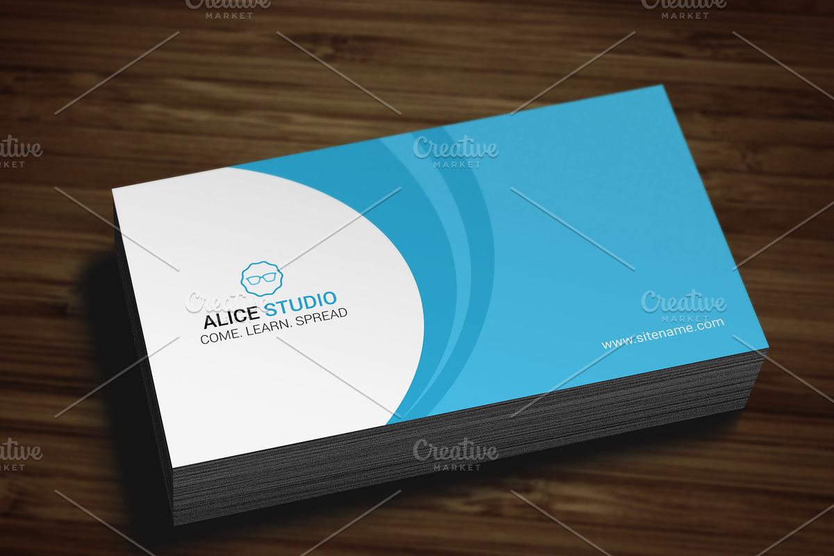 Corporate Business Card Template, a Business Card Template by Alice_s (Photo 2 of 8)