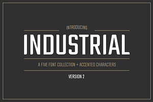 Industrial Font Collection 