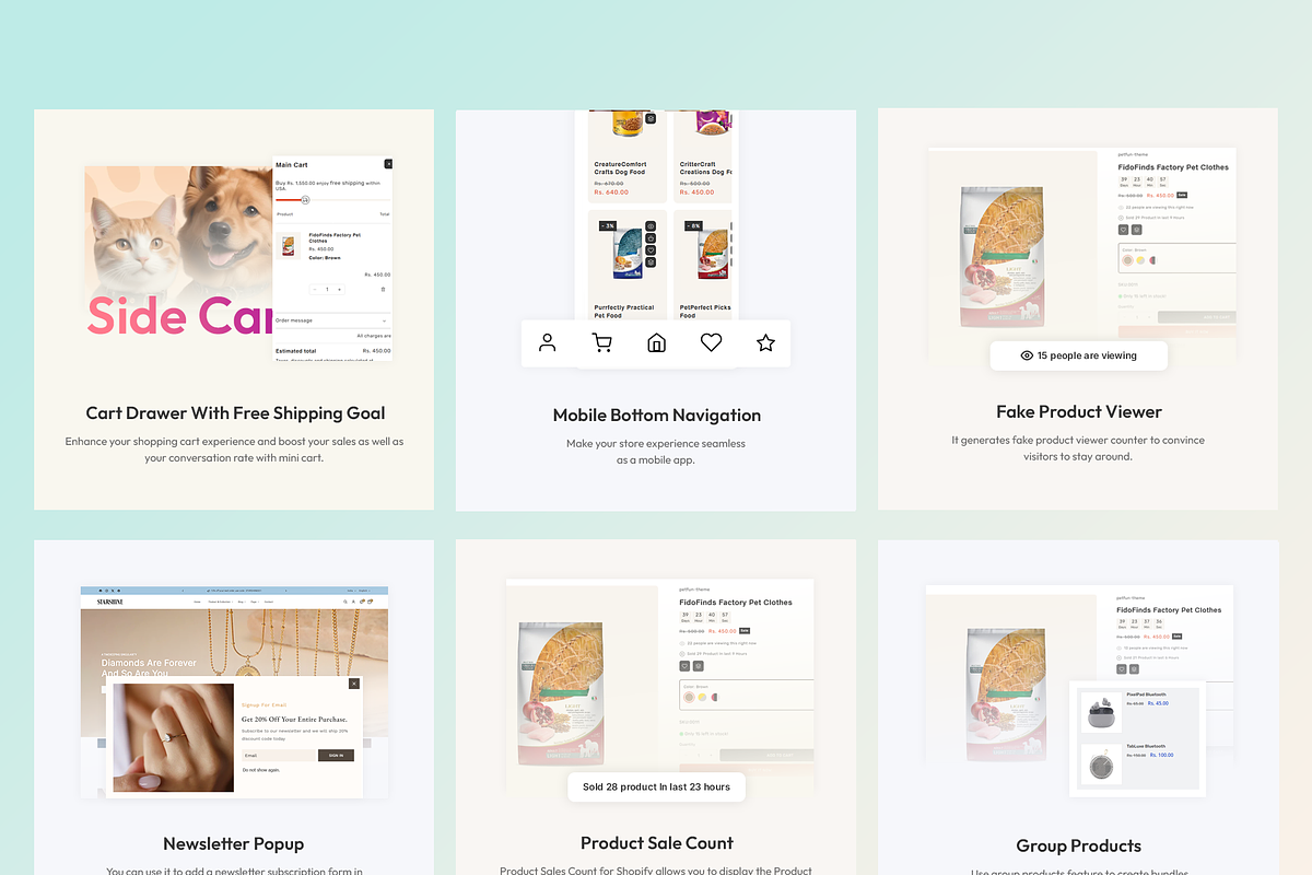 Pet and Pet Food | Shopify Theme, a Shopify Template by LogicGo Shopify Experts (Photo 6 of 7)