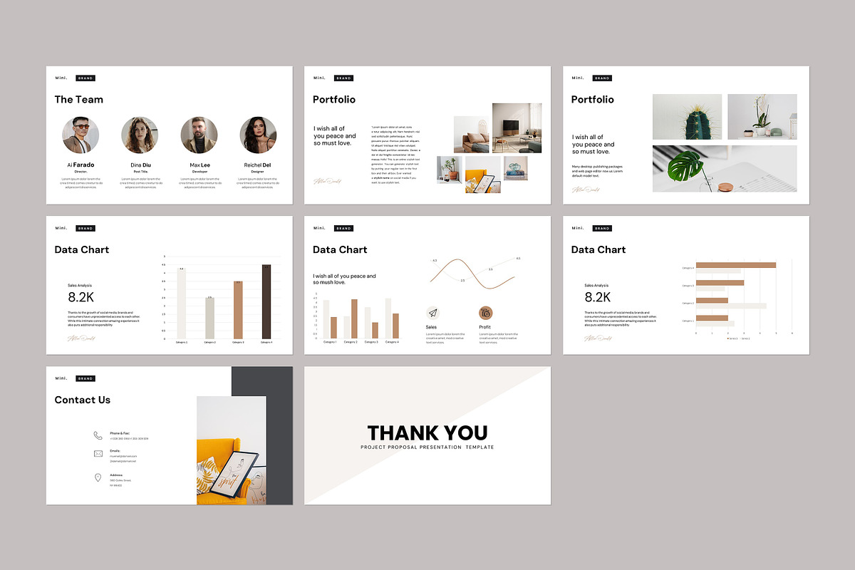 Minimal Project Proposal Template, a Presentation Template by evgenystudio