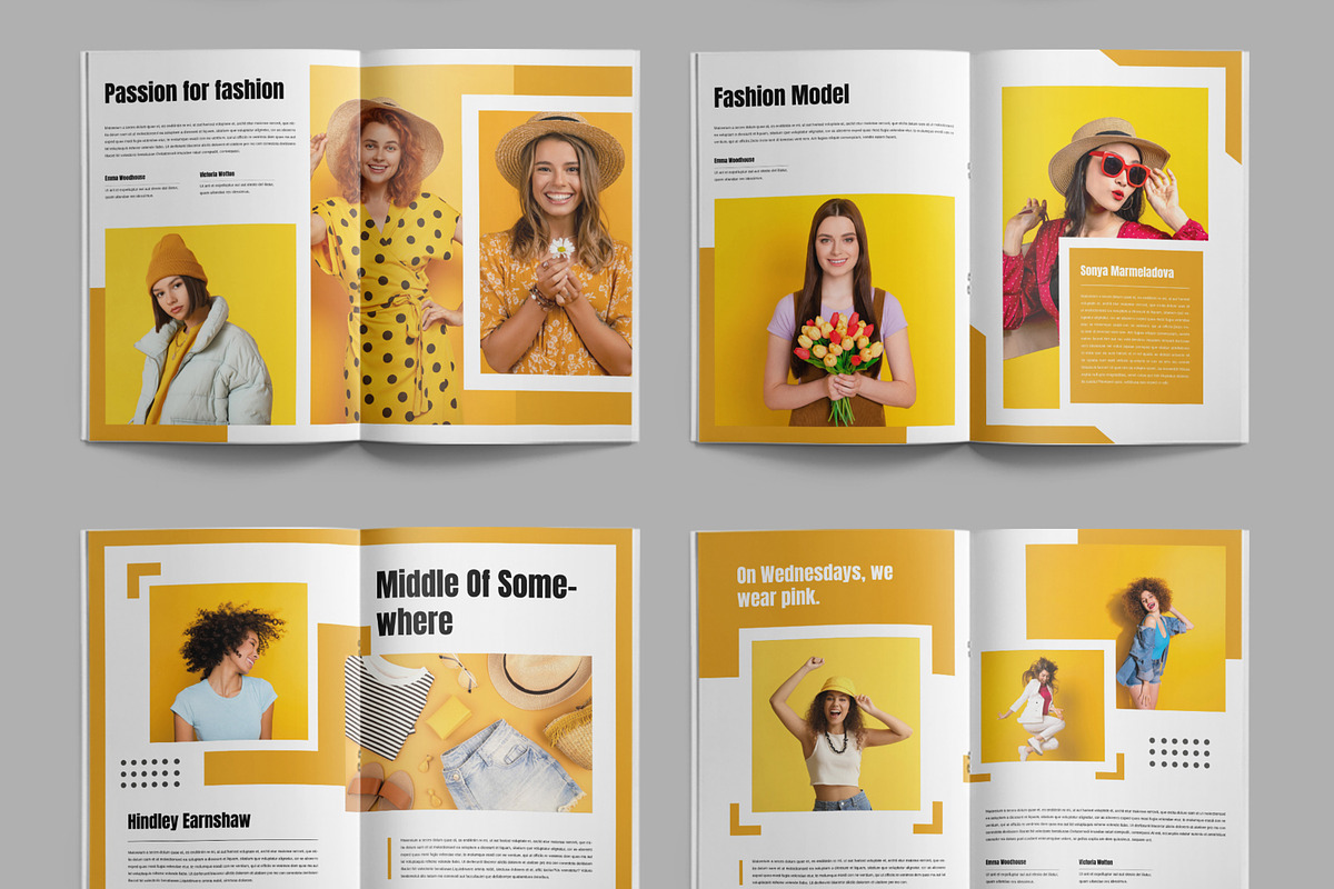 Fashion Magazine Template, a Magazine Template by ContestDesign (Photo 3 of 4)