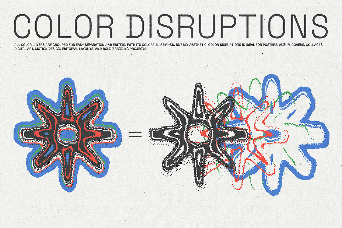 Color Disruptions, a Graphic by Vanzyst