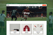 Soccer Club WordPress Theme, a WordPress Template by Nicdark Themes (Thumbnail 3 of 4)