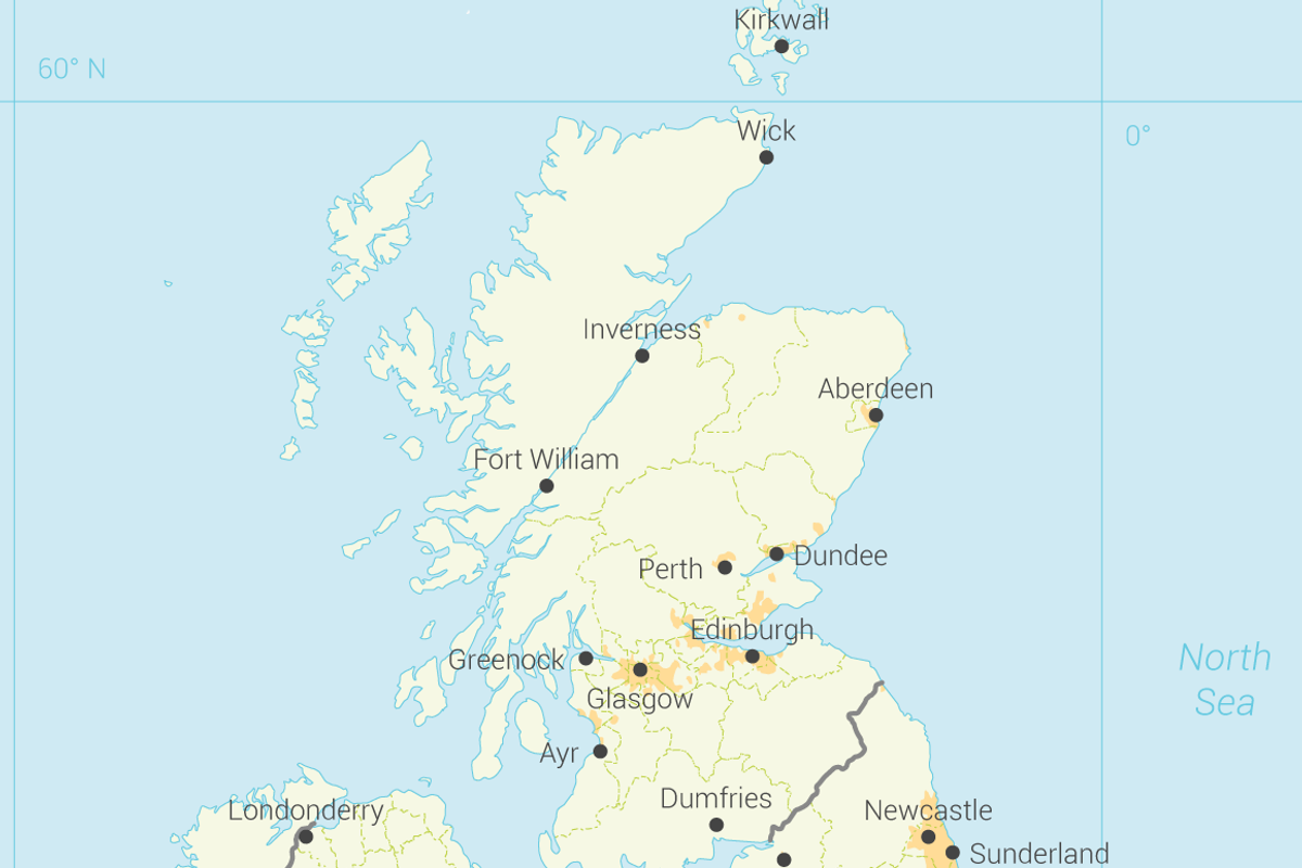 Map of the United Kingdom & Ireland, an Illustration by Vector Maps (Photo 4 of 4)