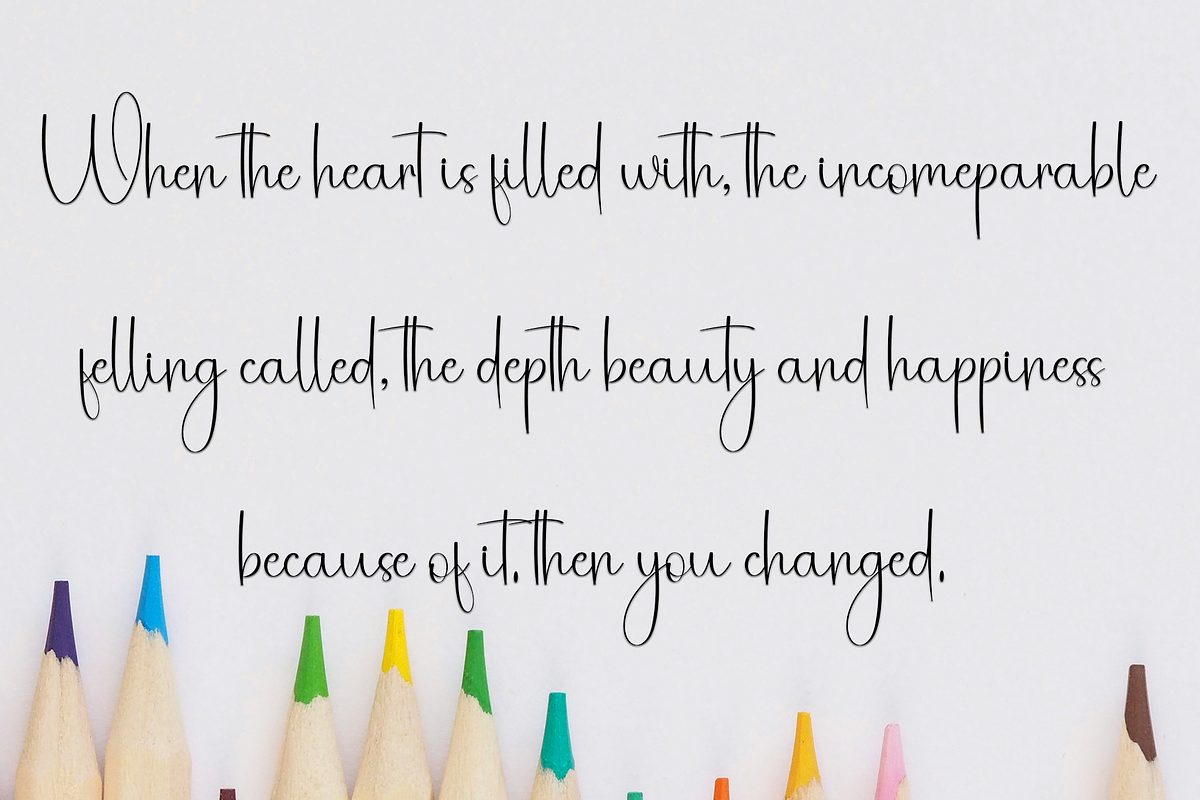 Samantha Birthday, a Handwritten Font by InermediaSTUDIO (Photo 2 of 8)