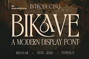 BIKAVE - A Modern Display, a Serif Font by Marvadesign (Thumbnail 1 of 6)