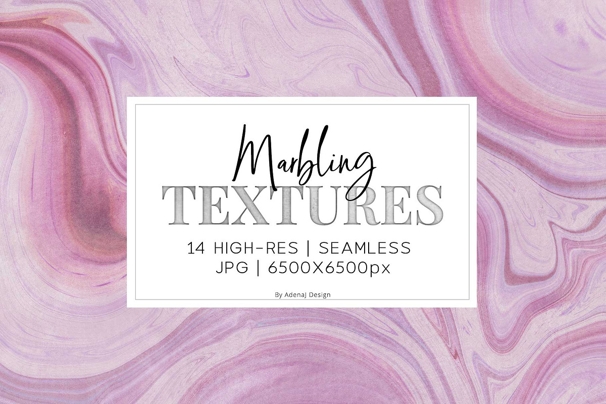 14 Pink Purple Marbling Textures, a Texture Graphic by AdenaJ (Photo 1 of 17)