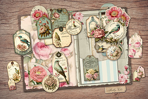 Shabby Chic Scrapbook Kit