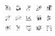 Animated Wedding Icons, a Solid Icon by Prosymbols (Thumbnail 6 of 7)