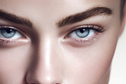 Woman's blue eyes with natural makeup on a clean face, showing b, a Beauty & Fashion Photo by Studio ANNA (Thumbnail 1 of 2)