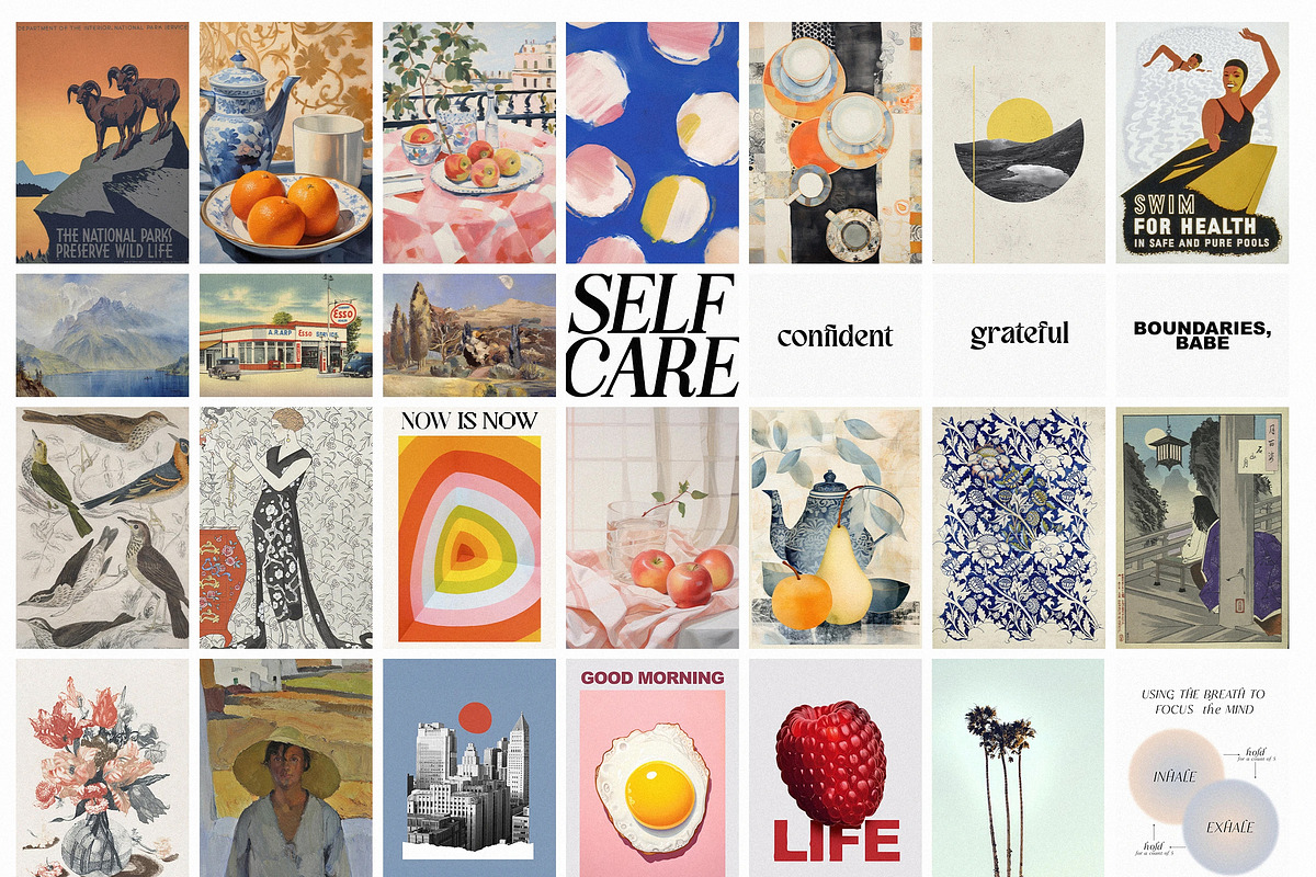 100 Eclectic Wall Art Prints, a Wallpaper Graphic by Purple (Photo 5 of 10)