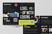 Coding Bootcamp Bifold Brochure, a Brochure Template by Annora Studio (Thumbnail 4 of 6)