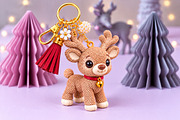 Christmas Reindeer Keychain STL, an Object 3D Model by Layerology (Thumbnail 3 of 3)