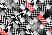 Seamless hound's-tooth patterns, a Pattern Graphic by tkdesign (Thumbnail 3 of 7)