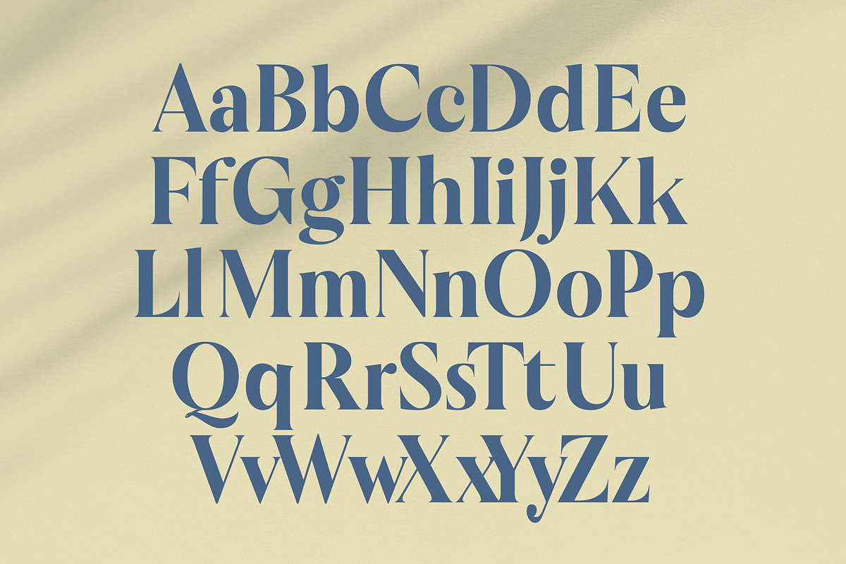 Keyalog Evelzor Modern Bold Serif, a Serif Font by timelesstype.co (Photo 17 of 20)