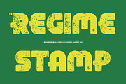 CS Regime Stamp, a Sans Serif Font by Craft Supply Co. (Thumbnail 1 of 8)