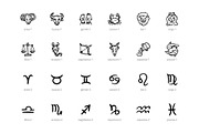 120 Hand-drawn Astrology icons, an Icon by Hand-Drawn Goods (Thumbnail 4 of 4)