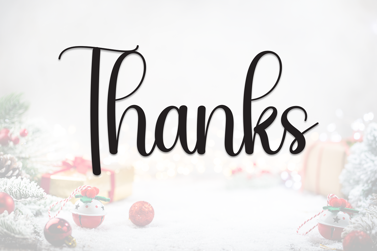Christmas | Script Font, a Handwritten Font by Scratchones (Photo 9 of 9)