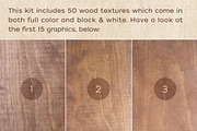 50 Walnut Wood Textures & Brushes, a Texture Graphic by Satchel & Sage (Thumbnail 4 of 5)