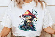 Watercolor Forest Witchy Clipart, a Seasonal Illustration by designcity5 (Thumbnail 4 of 5)