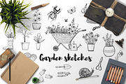 Garden sketches, an Illustration by Elina_Li (Thumbnail 1 of 15)