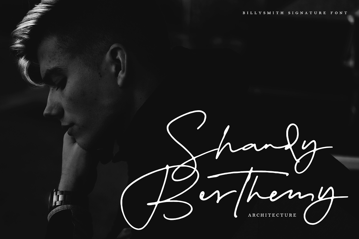 Billy Smith - Signature Font preview 2