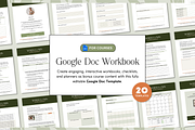 Google Docs Workbook Template, a Presentation Template by Our Polished Pages (Thumbnail 1 of 7)